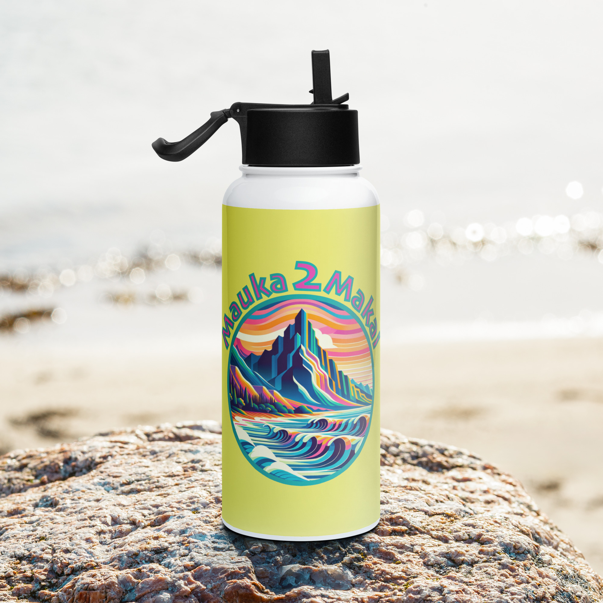 Mauka 2 Makai Stainless Steel Water Bottle - Image 2