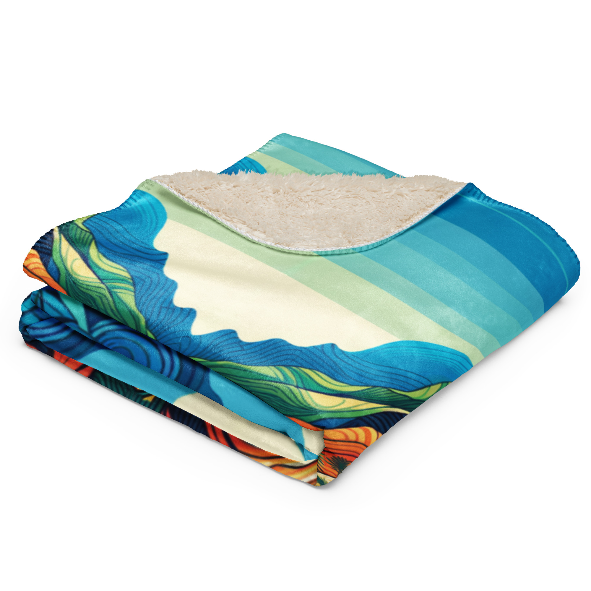 Mauka 2 Makai Sherpa Blanket - Image 3
