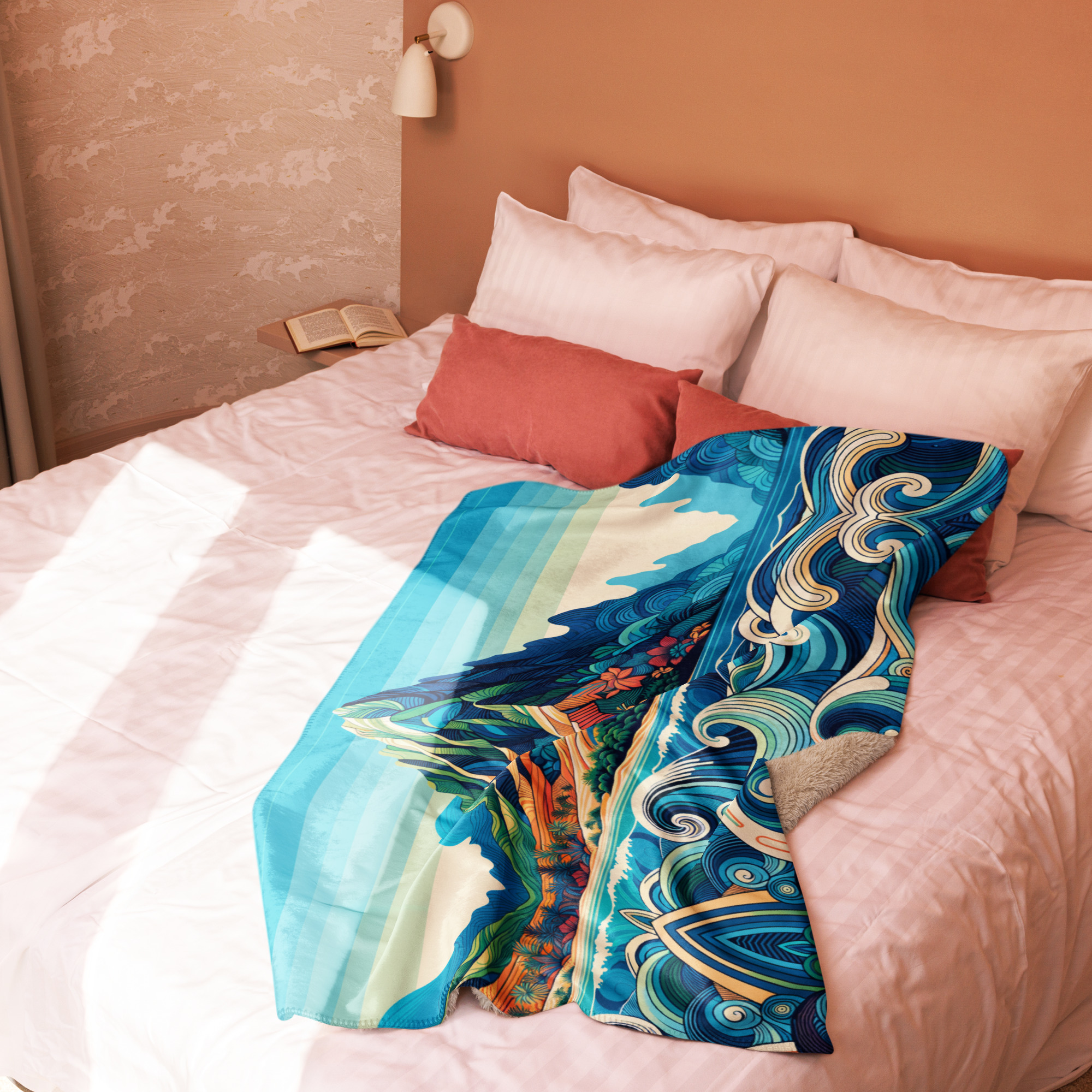 Mauka 2 Makai Sherpa Blanket - Image 4
