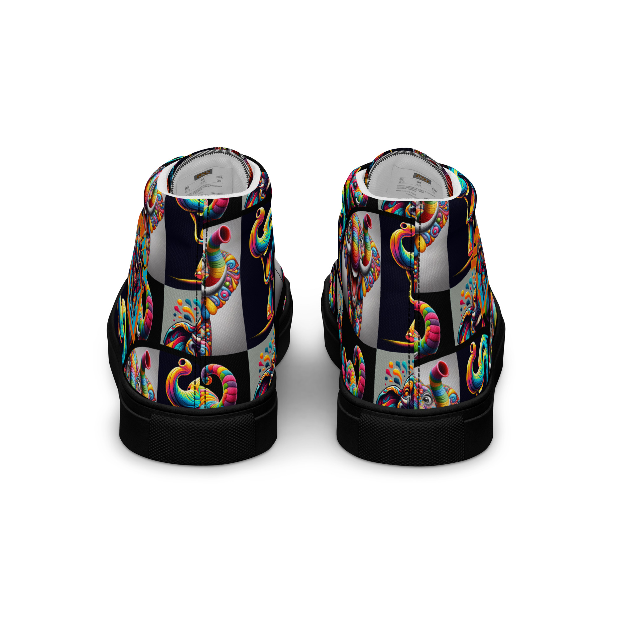 Happy Joy Women’s High Top Canvas Shoes - Image 6