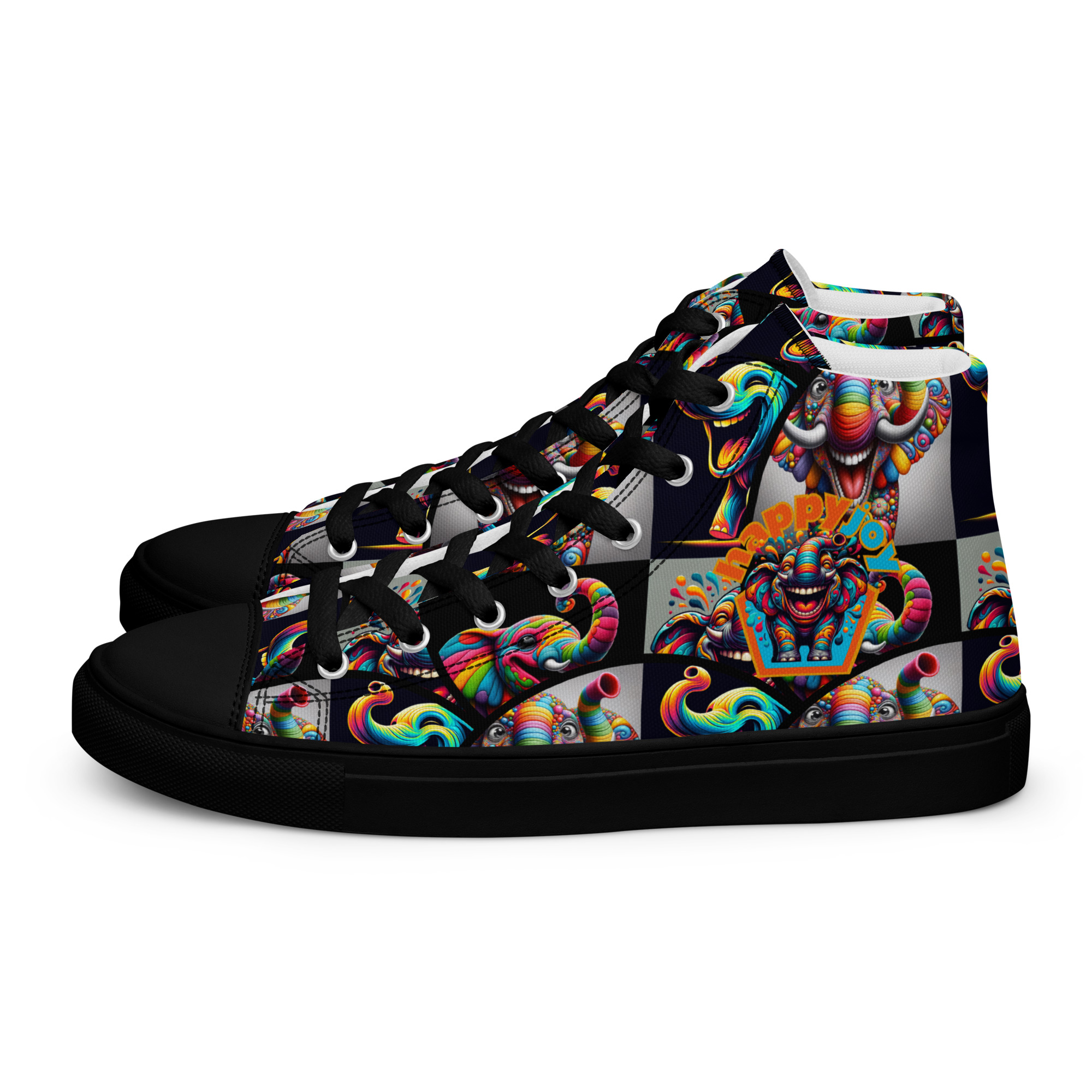 Happy Joy Women’s High Top Canvas Shoes
