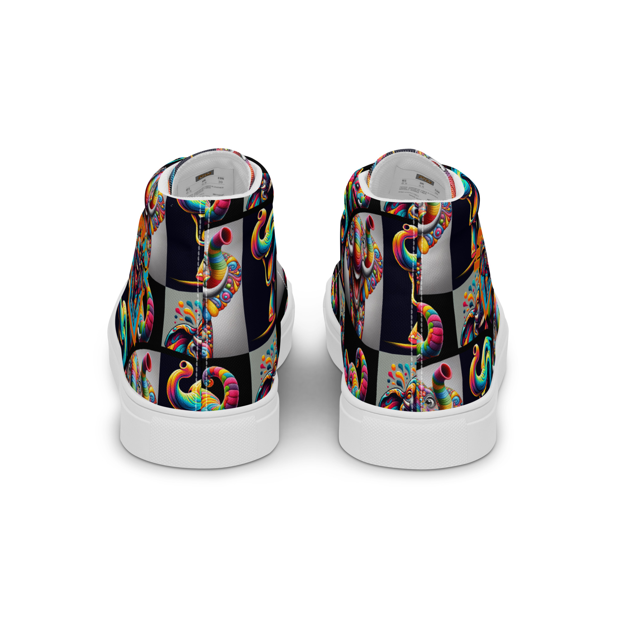 Happy Joy Women’s High Top Canvas Shoes - Image 15