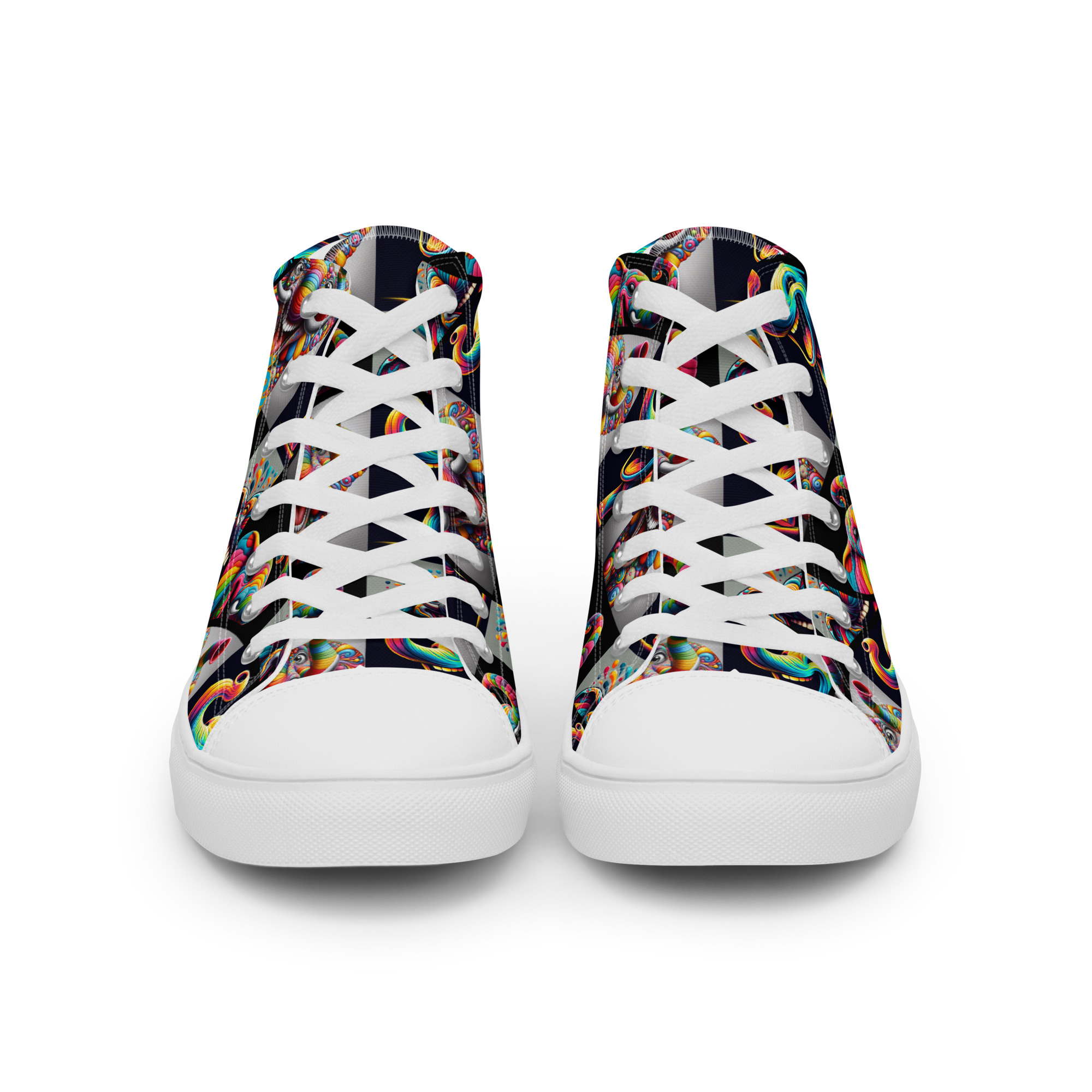 Happy Joy Women’s High Top Canvas Shoes - Image 18