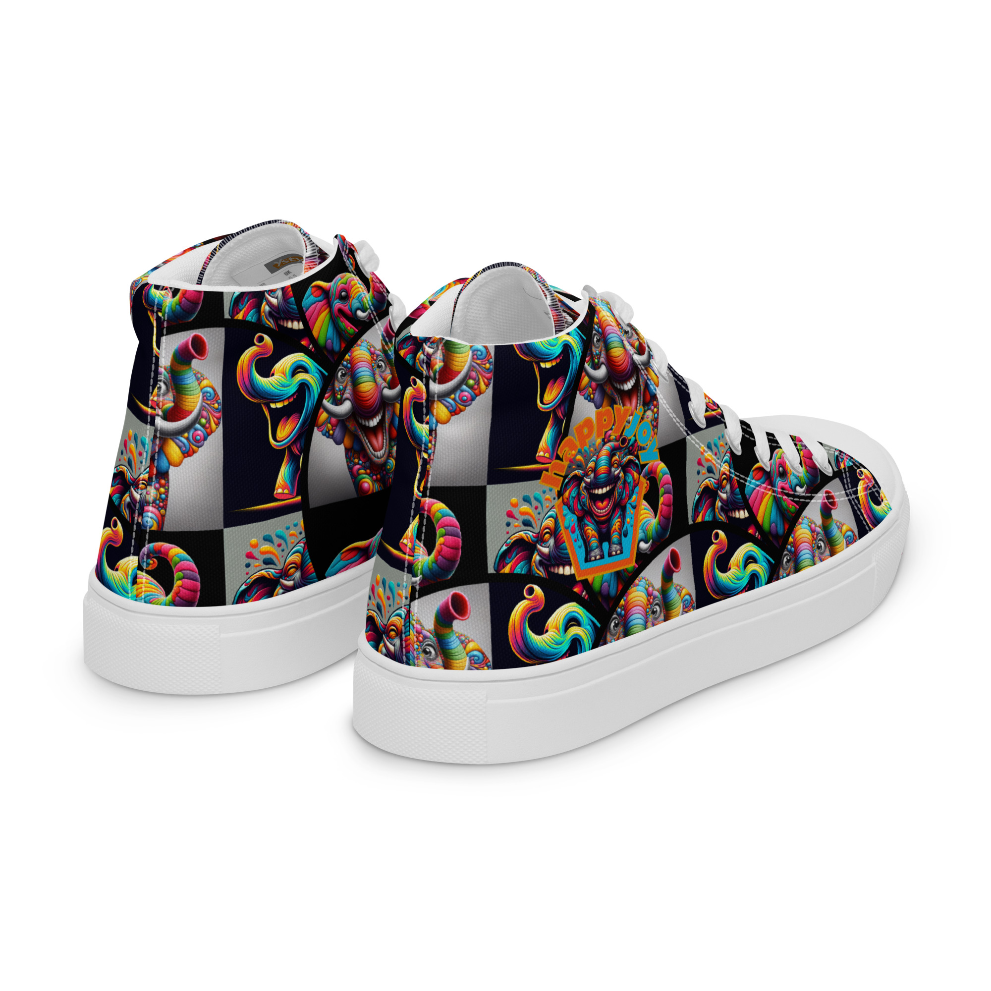 Happy Joy Women’s High Top Canvas Shoes - Image 21