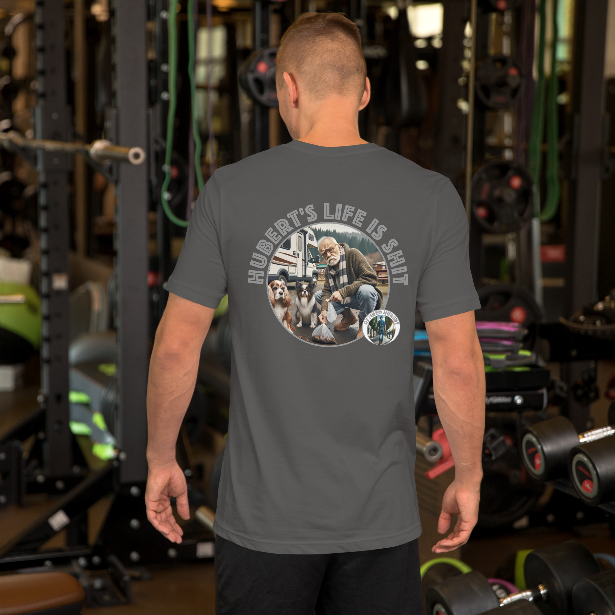 Retired Hubert Life is Sht Unisex T - Image 8