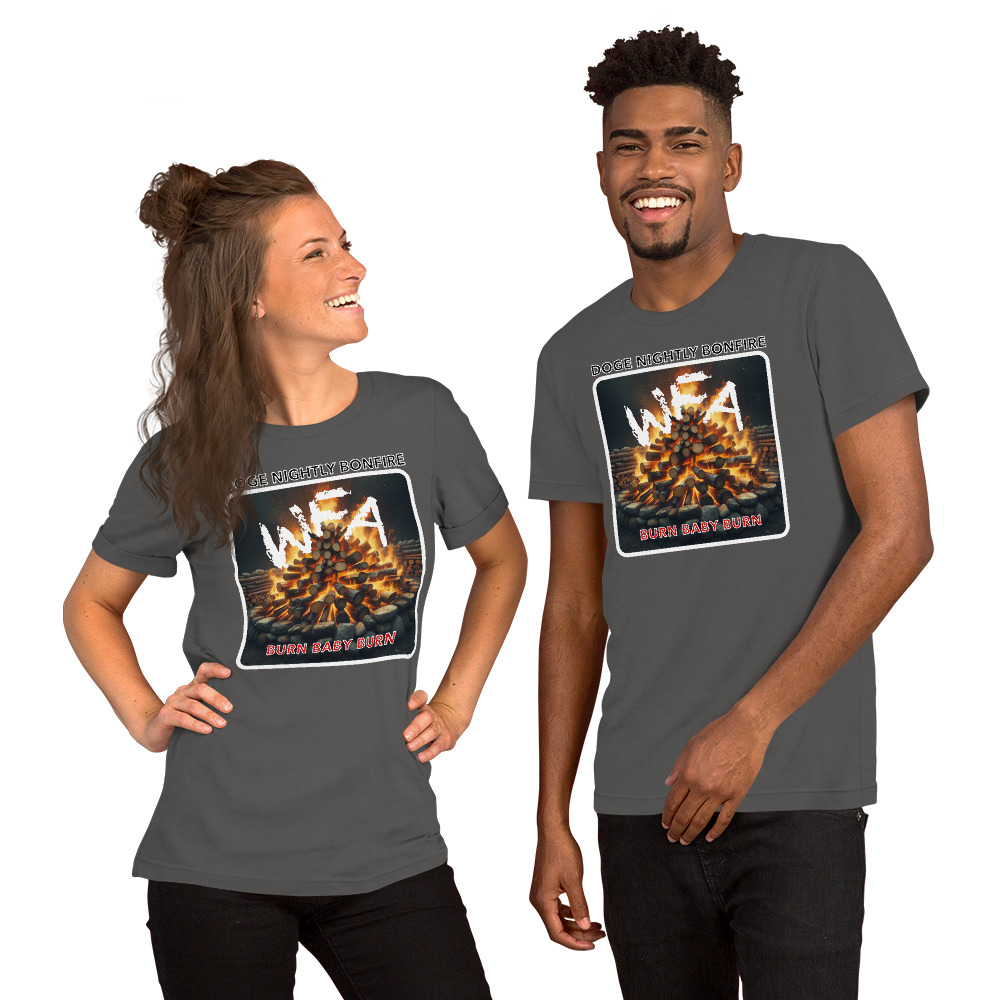 DOGE Bonfire Unisex T - Image 6