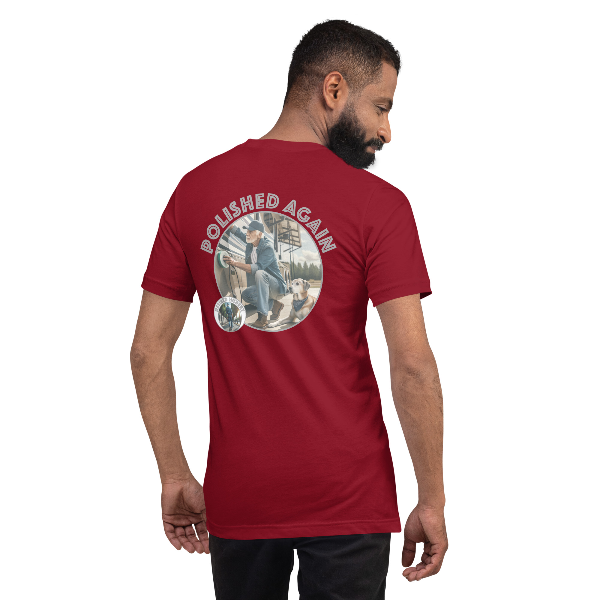 Retired Hubert Polished Again Unisex t-shirt - Image 7