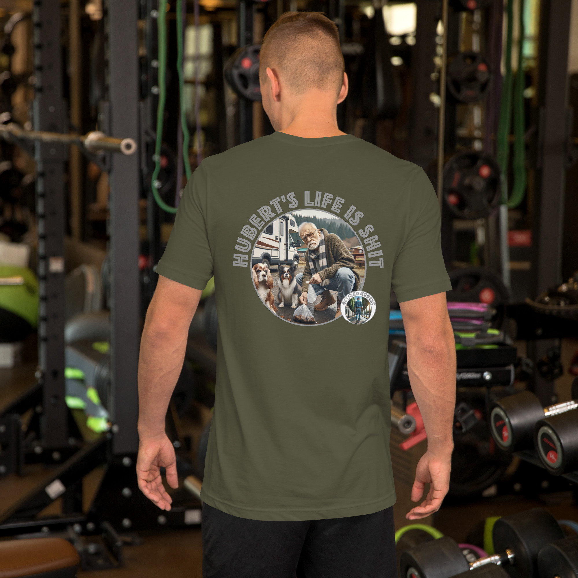 Retired Hubert Life is Sht Unisex T - Image 6