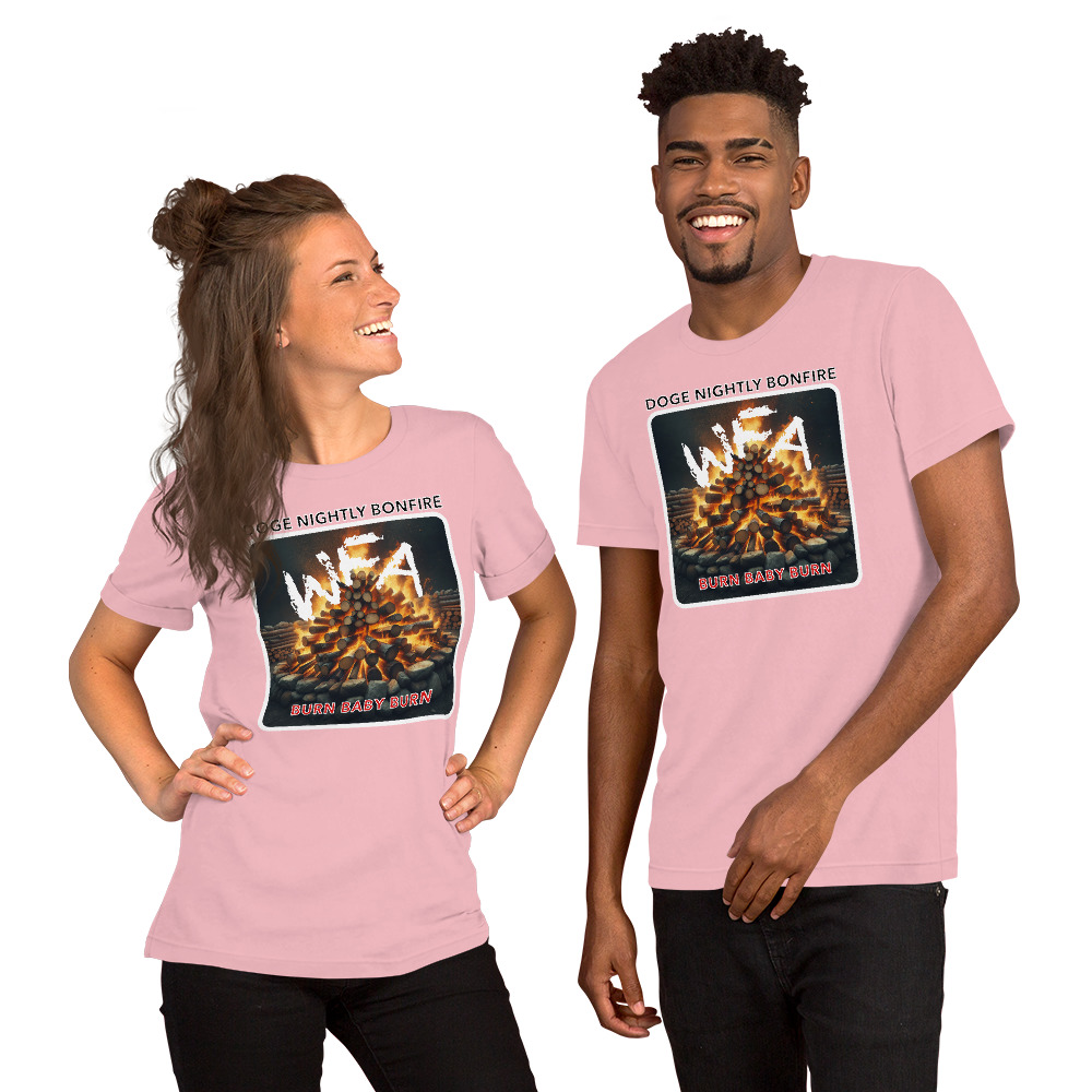 DOGE Bonfire Unisex T - Image 7