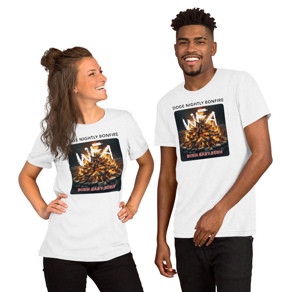 DOGE Bonfire Unisex T - Image 8