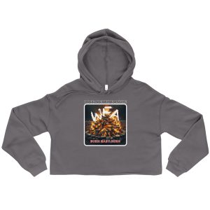 DOGE BONFIRE Crop Hoodie