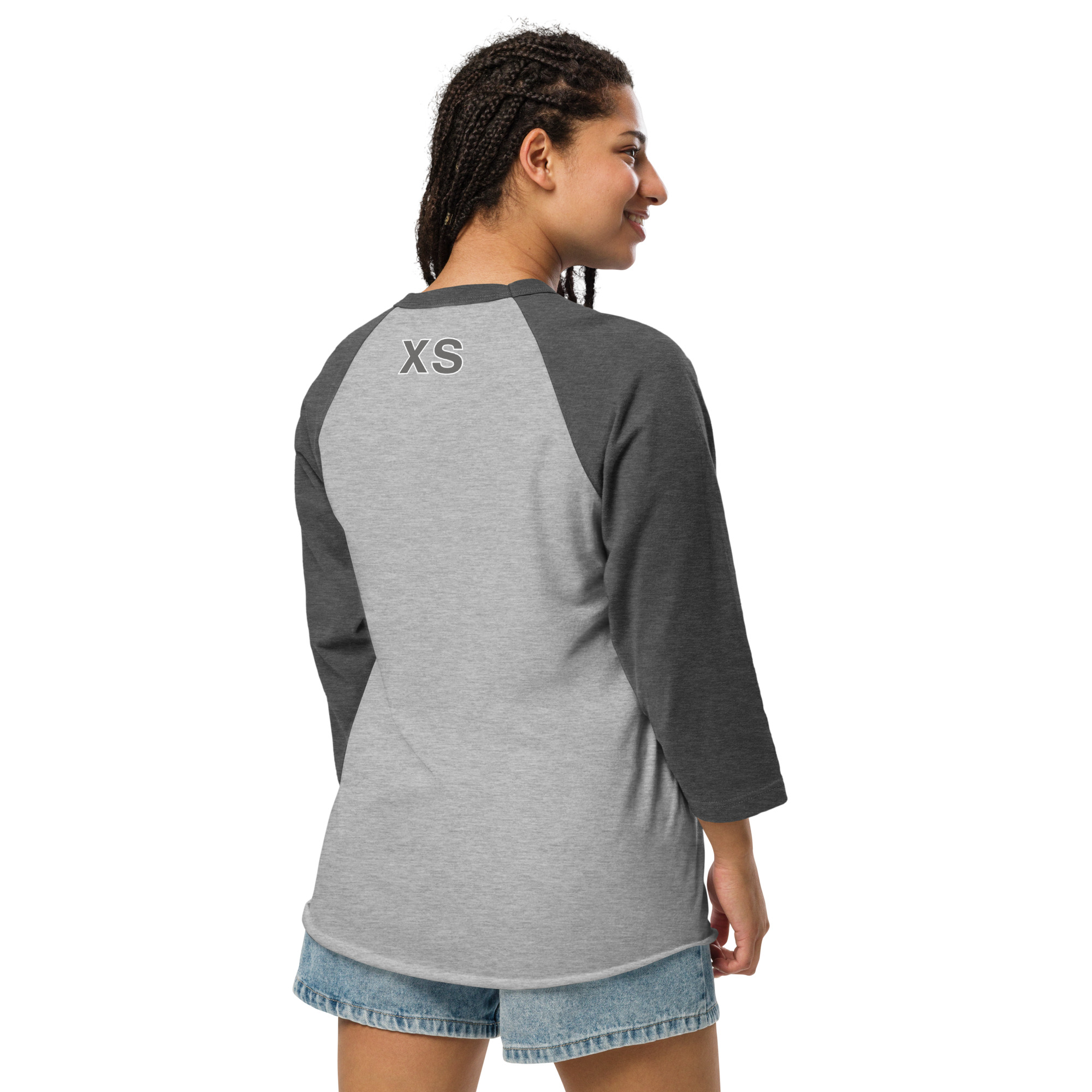 XS 3/4 Sleeve Raglan Shirt - Image 3