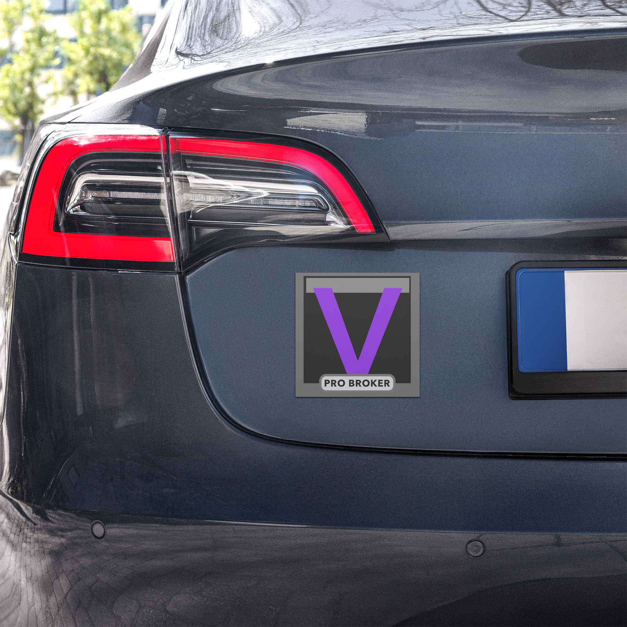 V Pro Broker Car Magnets